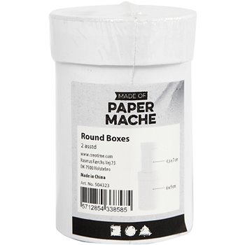 Cajas redondas - 2 unidades