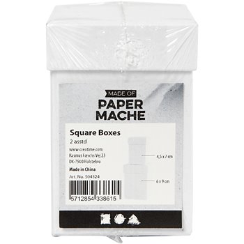 Cajas cuadradas - 2 unidades