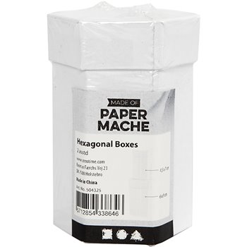Cajas hexagonales - 2 unidades