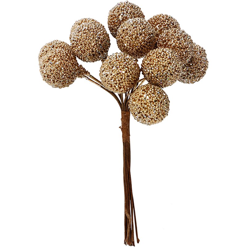 Bayas artificiales - 12 unidades