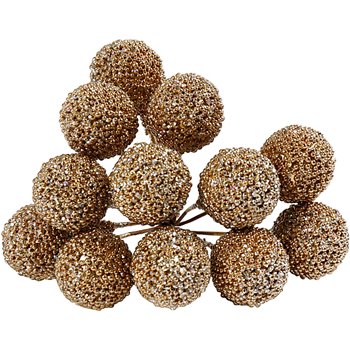 Bayas artificiales - 12 unidades