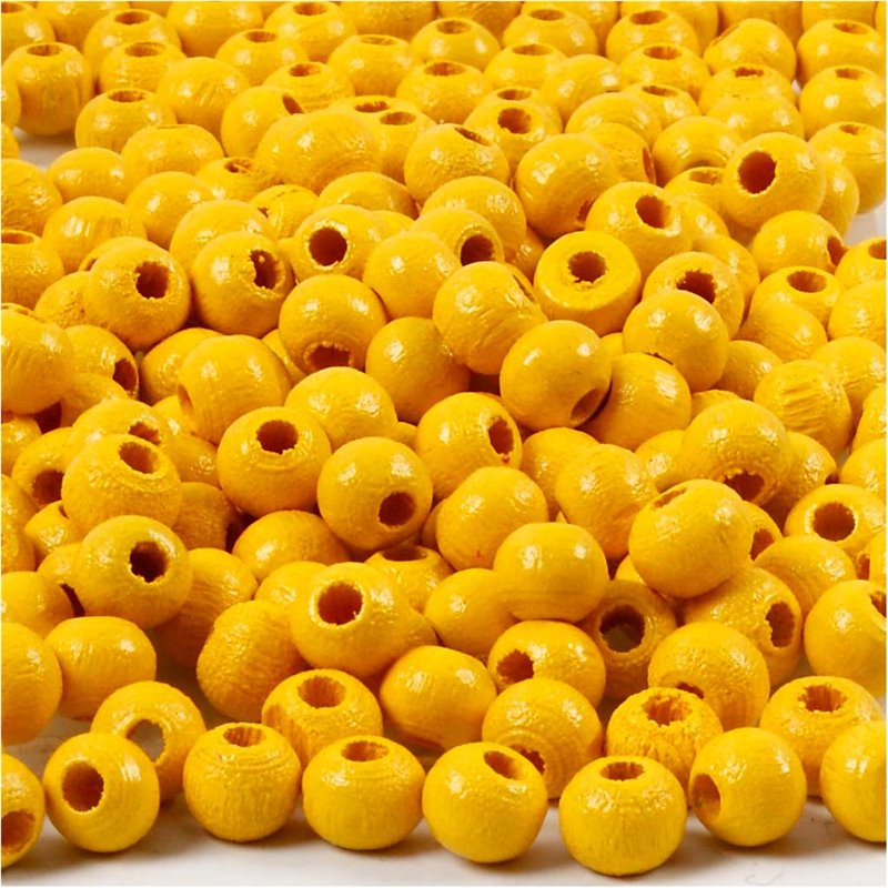 Cuentas de madera  - 6 gr