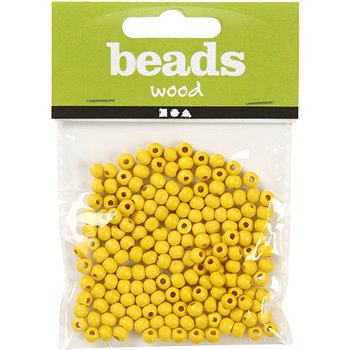 Cuentas de madera  - 6 gr