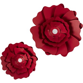 Flores de papel - 2 unidades