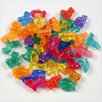 Cuentas de forma de animales - 125 ml