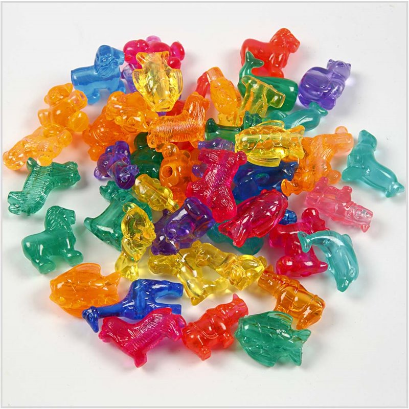 Cuentas de forma de animales - 125 ml Cuentas de forma de animales - 125 ml