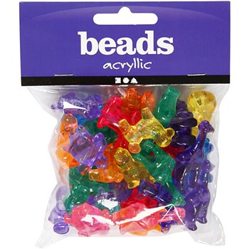 Cuentas de forma de animales - 125 ml Cuentas de forma de animales - 125 ml