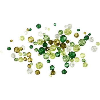 Cuentas facetadas - 45 gr