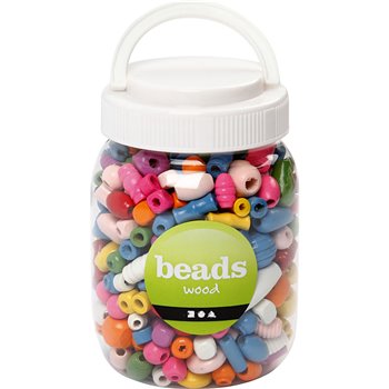 Cuentas de madera - 400 ml