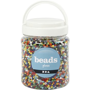 Mezcla de cuentas de rocalla - 1000 gr