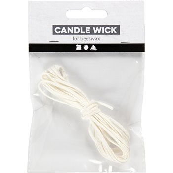 Mecha de vela para cera de abejas - 3 m