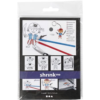 Hojas de Shrink Plastic con motivos - 4 hoja