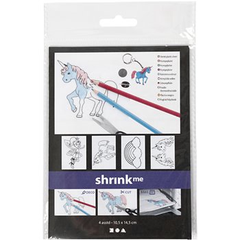 Hojas de Shrink Plastic con motivos - 4 hoja