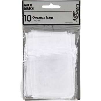 Bolsas de organza - 10 unidades