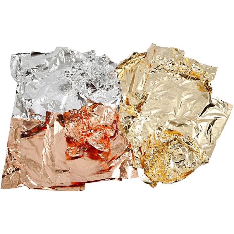 Hoja metálica de imitación - 150 hojas stdas