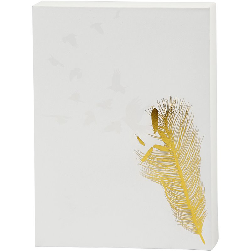 Lienzo con motivos dorados