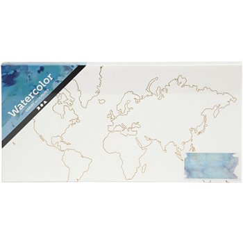 Lienzo con motivos dorados