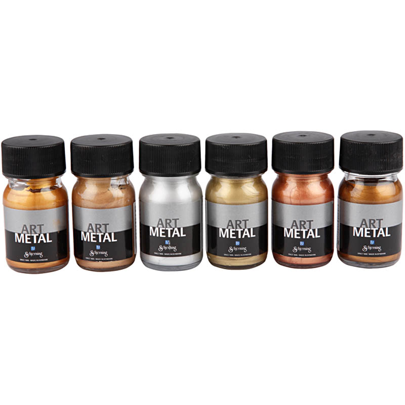 Pintura Art Metal - 6x30 ml