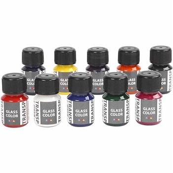 Pintura Glass Color transparent - 10x30 ml