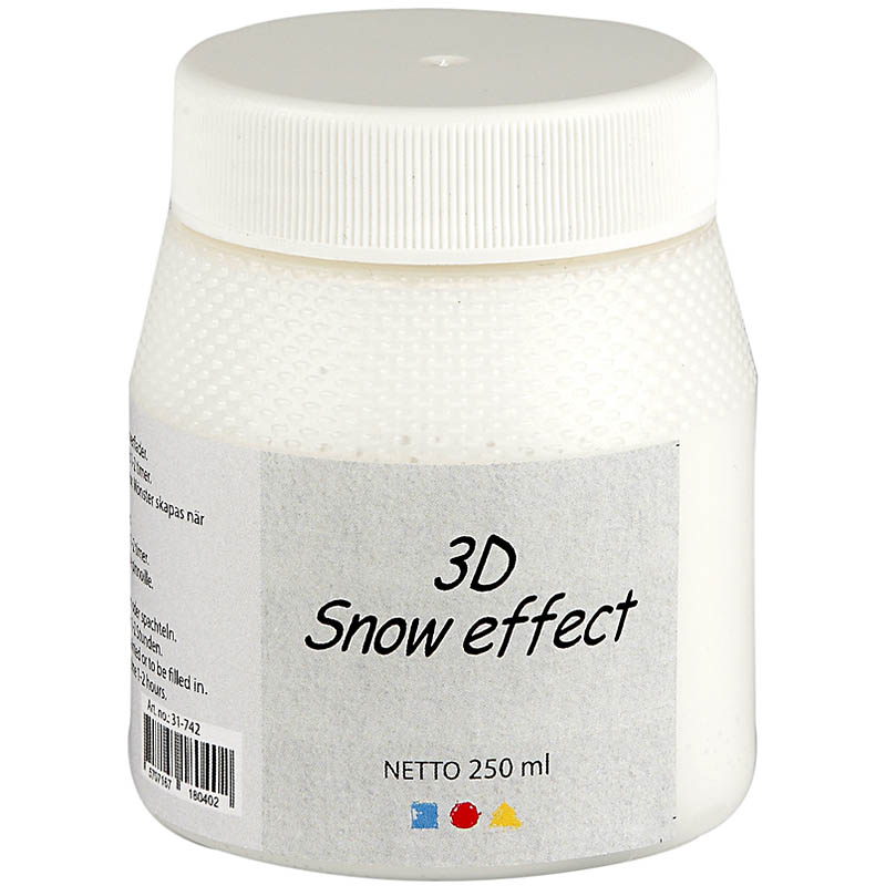 Pintura efecto nieve 3D - 250 ml