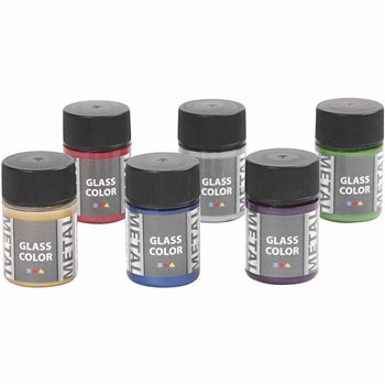 Glass Color Metal  - 6x30 ml