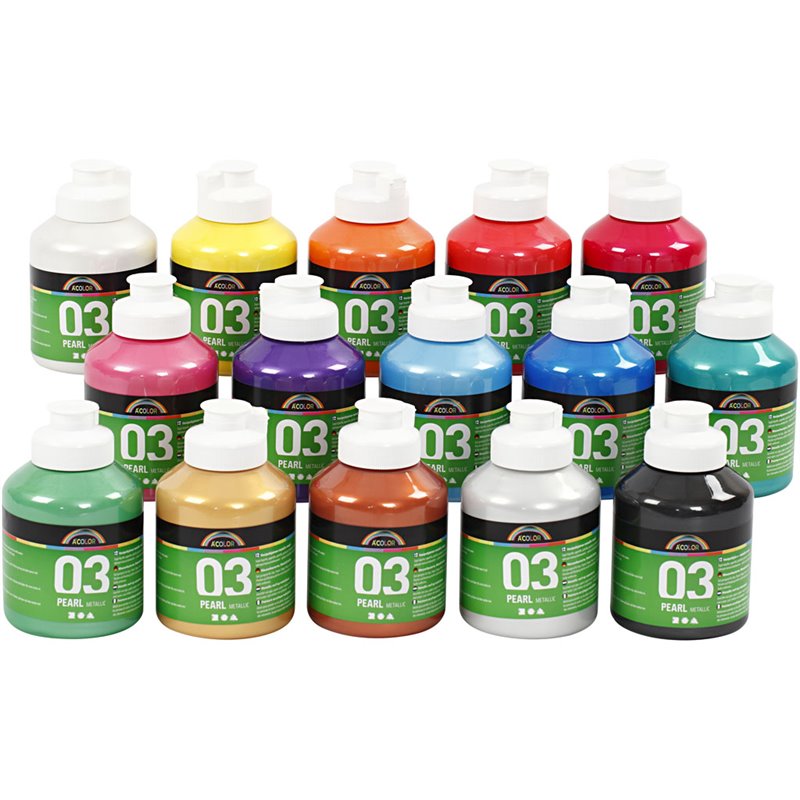 Pintura Acrílica A-Color  - 15x500 ml