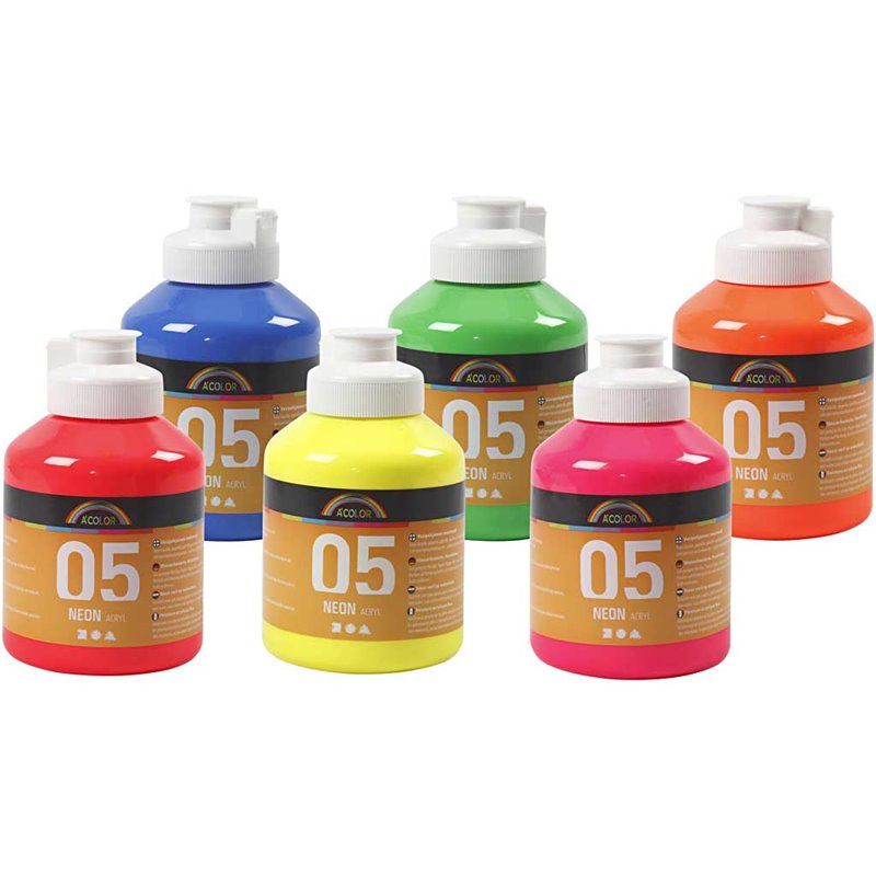 Pintura Acrilica A-Color - 6x500 ml