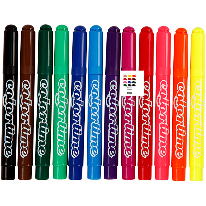 Colortime rotuladores - 12 unidades