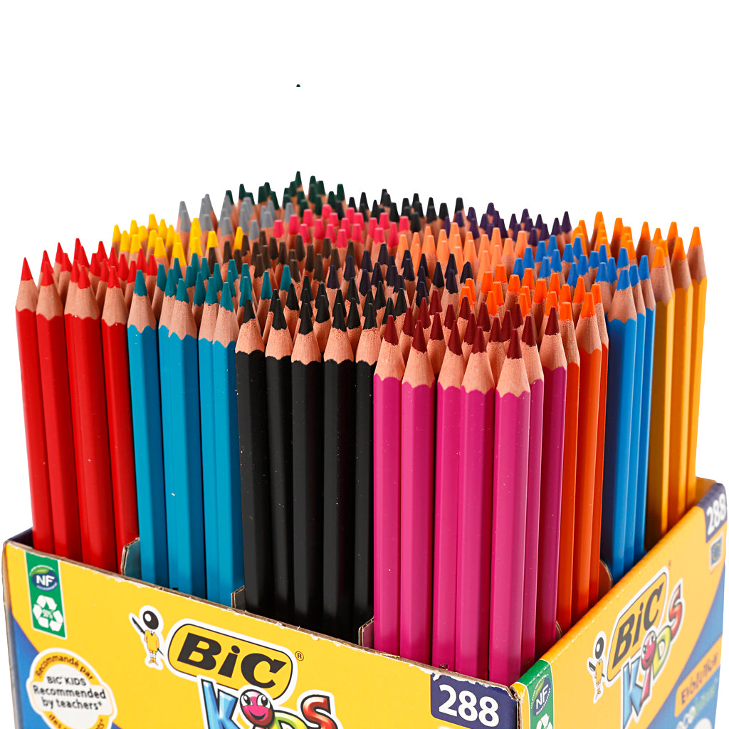 Lápices de colores Evolution BIC KIDS - 288 unidades