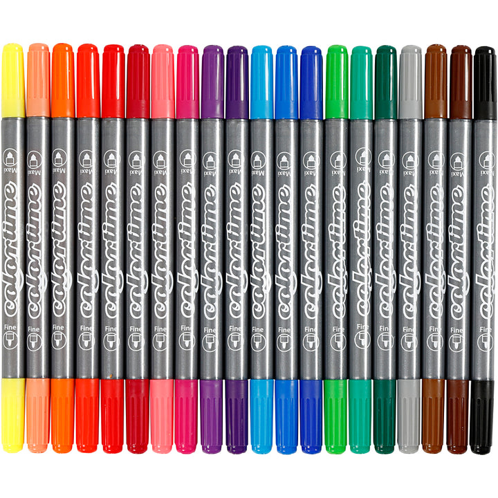 Rotuladores dobles Colortime - 20 unidades