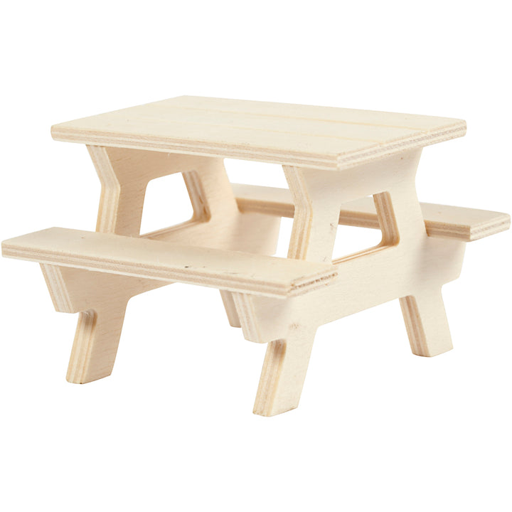 Mesa de picnic con banco