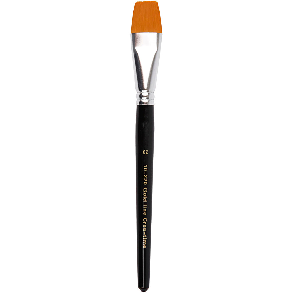 Pinceles de nylon planos n.º 20 — 6 ud