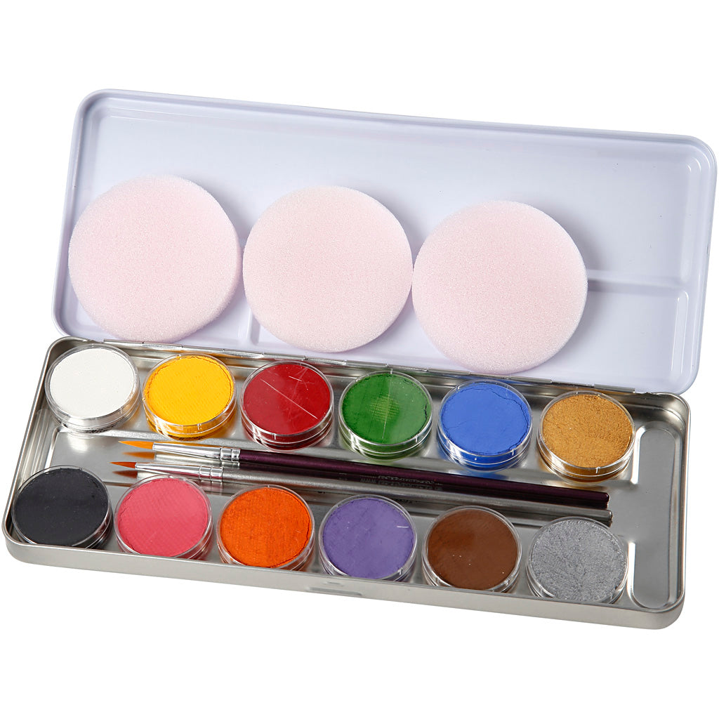 Pintura facial a base de agua - 12 color