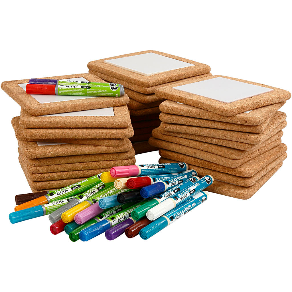 Pintar posavasos - 1 set