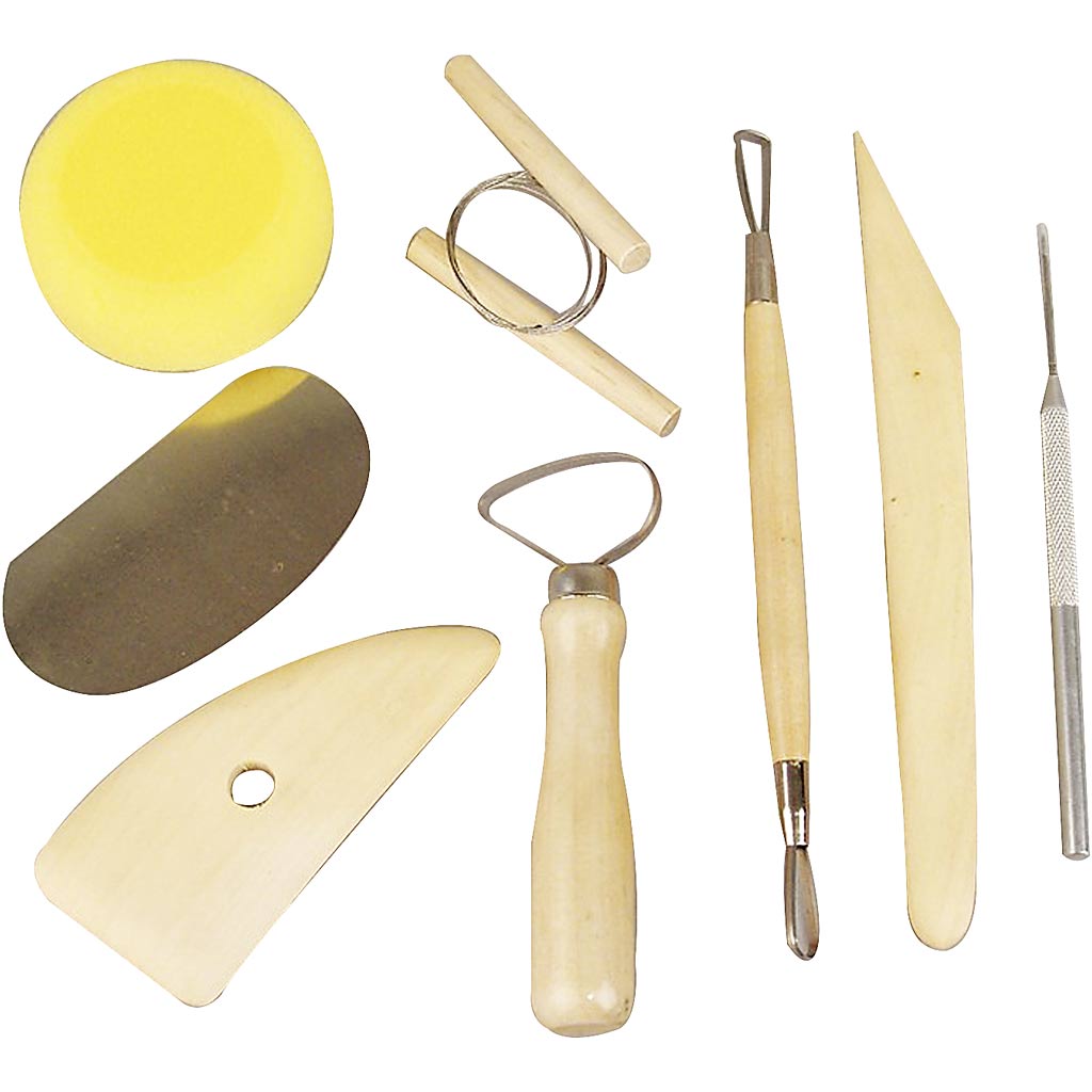 Kit de 8 herramientas para cerámica