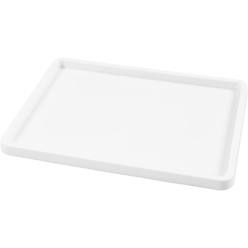 Bandeja para entintar blanco 25x34 cm — 1 ud