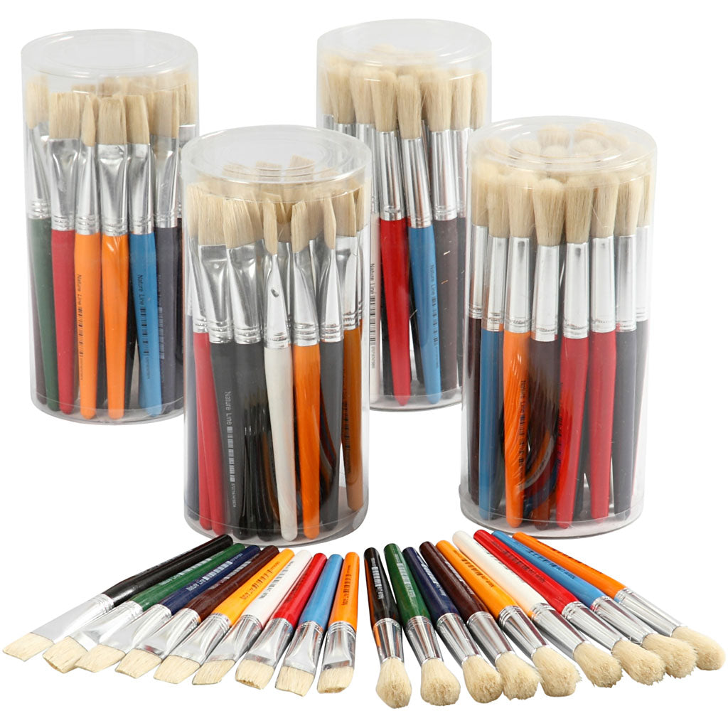 Pinceles infantiles — 1 pack
