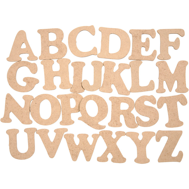 Letras de madera - 26 unidades