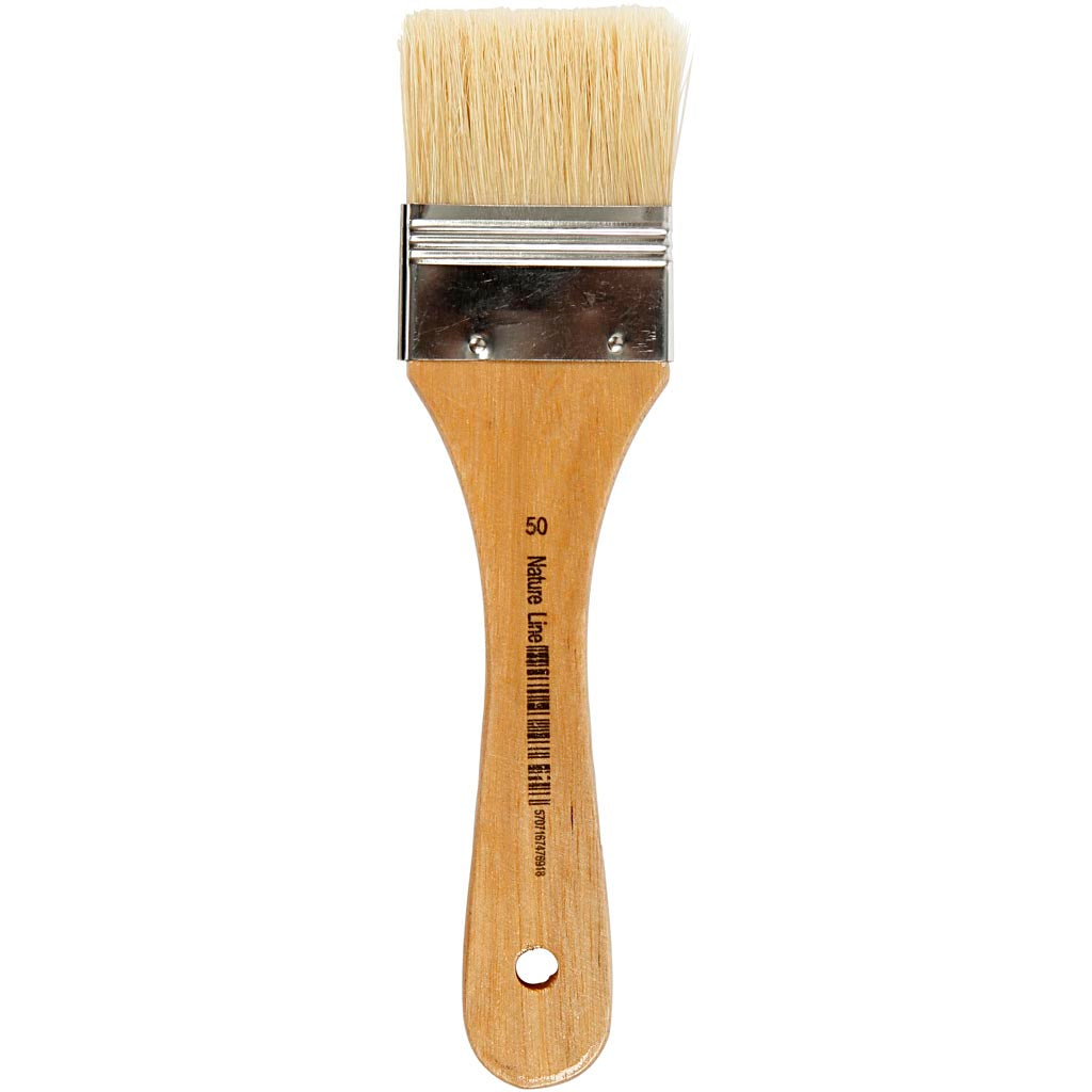 Pinceles para barniz plano L: 18.5 cm — 12 ud