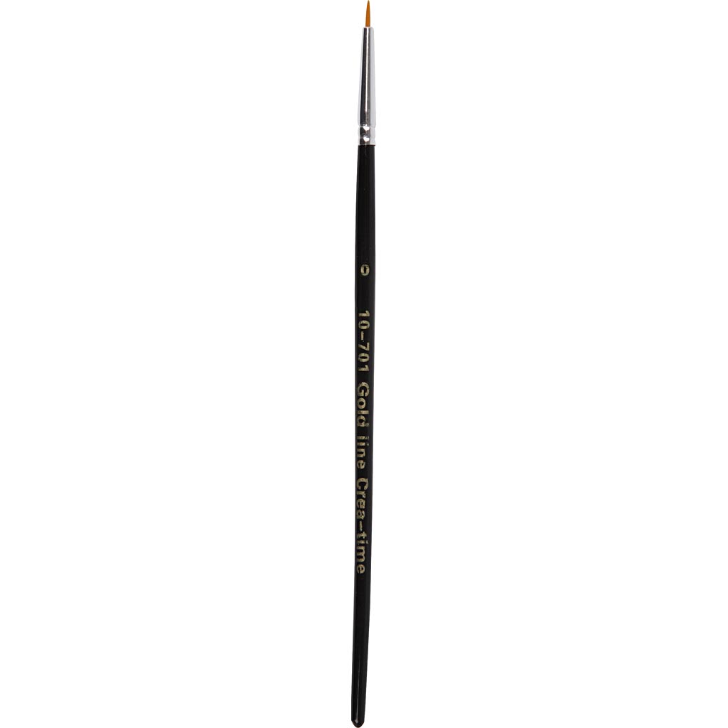 Pinceles de nylon n.º 1 redondo L: 17 cm — 12 ud