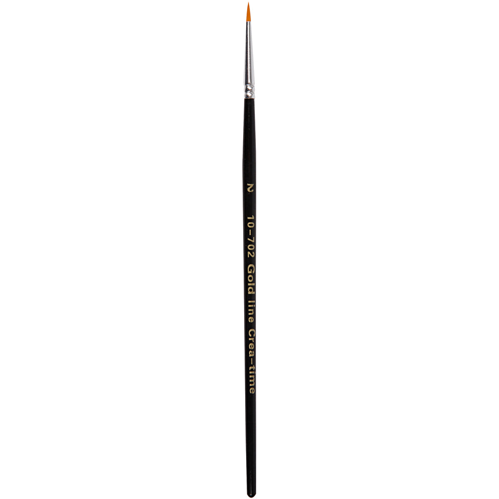 Pinceles de nylon n.º 2 redondo L: 17 cm — 12 ud