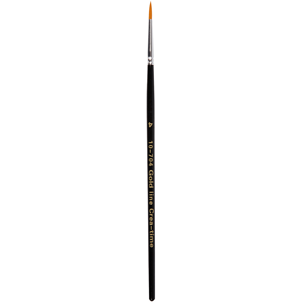 Pinceles de nylon n.º 4 redondo L: 17 cm — 12 ud