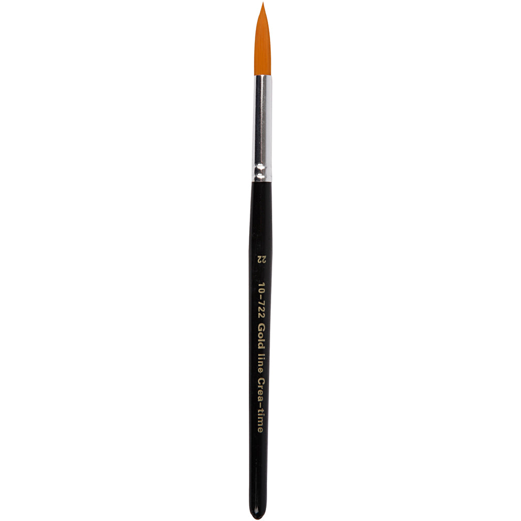 Pinceles de nylon n.º 22 redondo L: 21 cm — 6 ud
