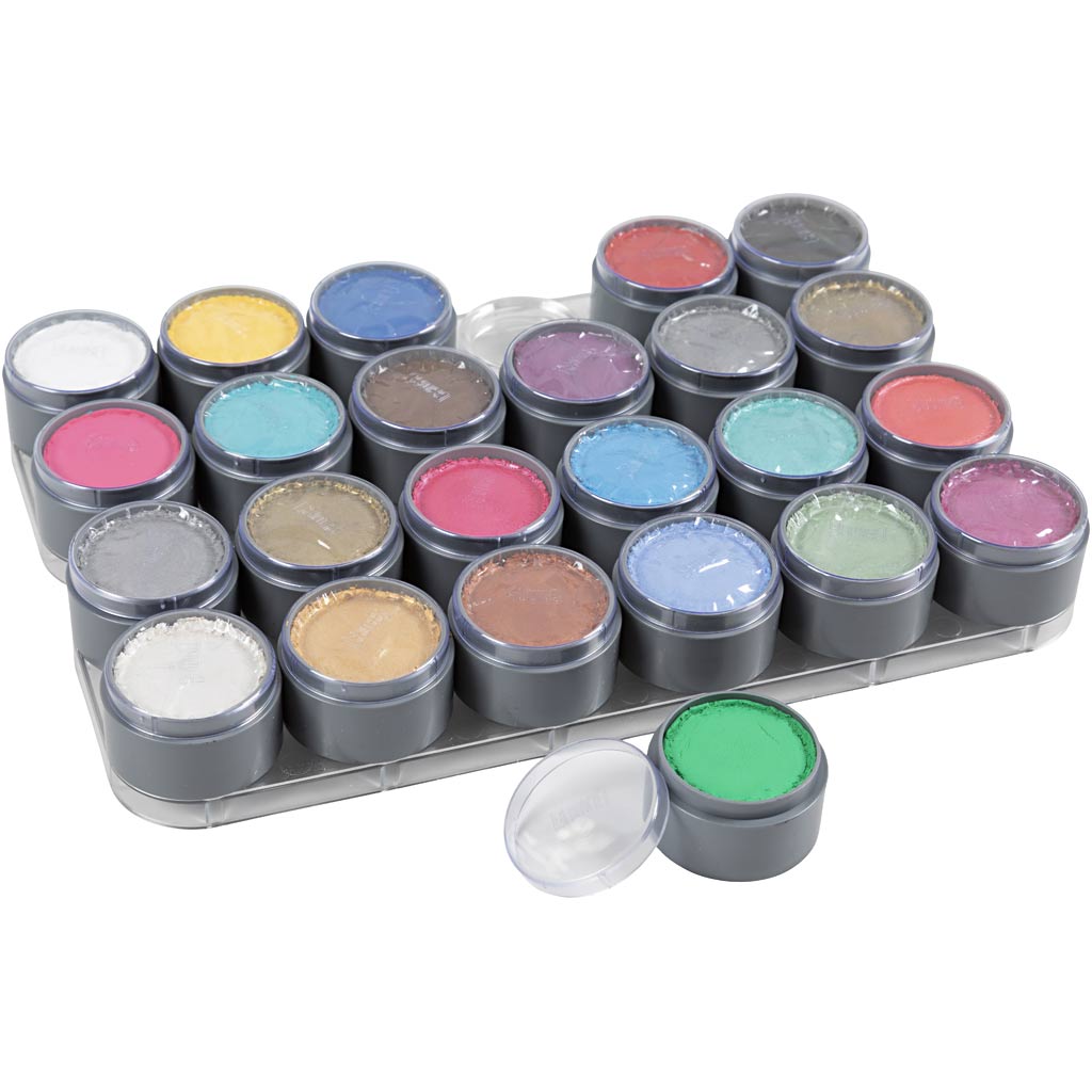 Paleta de maquillaje al agua colores surtidos 15 ml — 1 pack