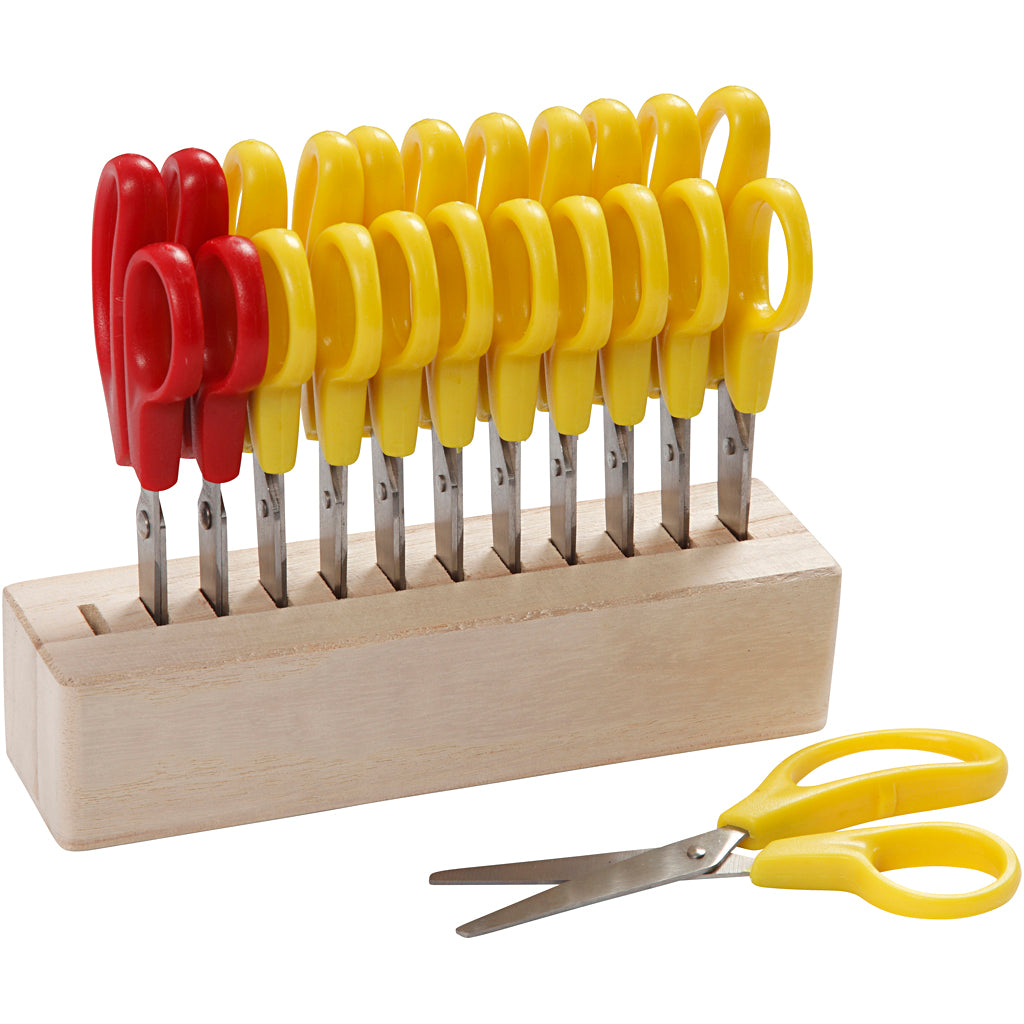 Tijeras infantiles redondo L: 12.5 cm — 12 ud