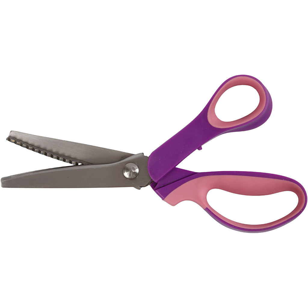 Tijeras dentadas (diestro) L: 23.5 cm — 1 ud
