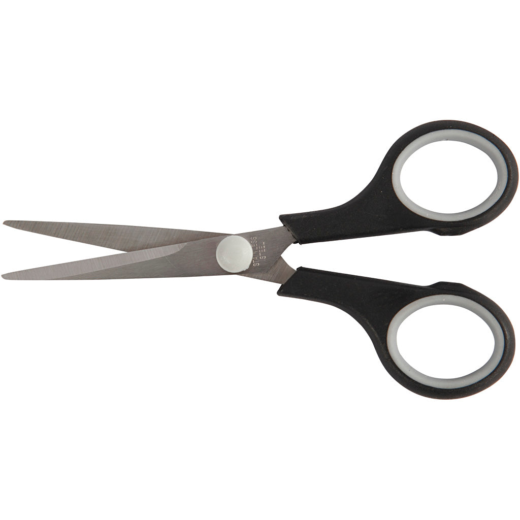 Tijeras infantiles (zurdo) L: 14 cm — 12 ud