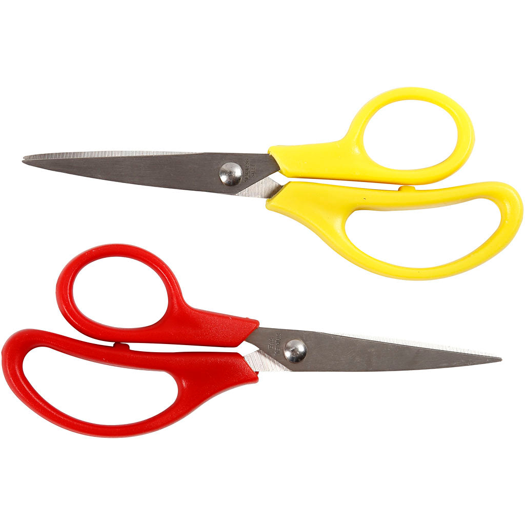 Tijeras infantiles (zurdo) L: 12.5 cm — 12 ud