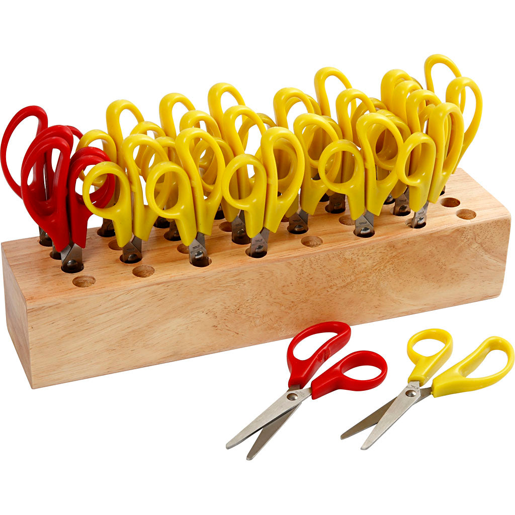 Tijeras infantiles redondo L: 12.5 cm — 1 set