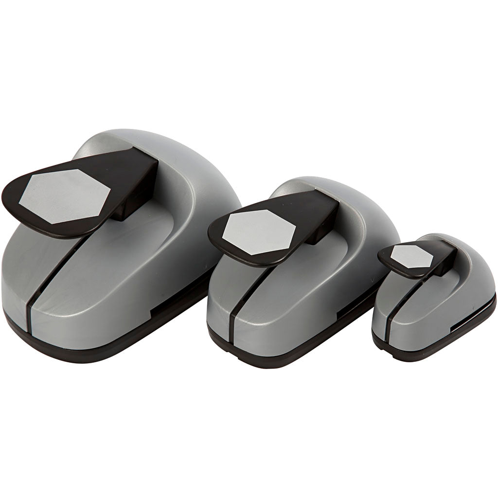 Set de perforadoras decorativas — 3 ud